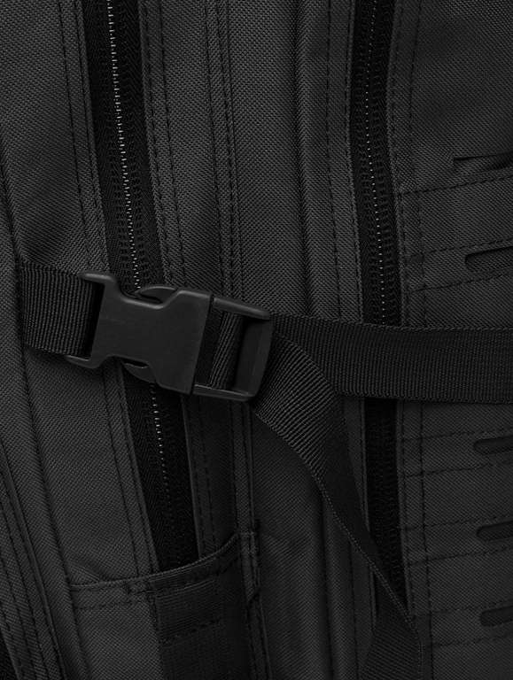 [DEFSHOP] Brandit US Cooper Lasercut Large Backpack Rucksack in Schwarz (40L, Gepolsterter Rücken & Schultergurte, Meshgewebe)