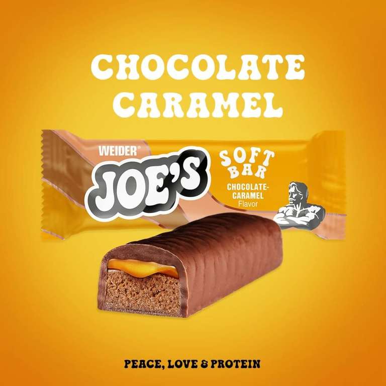 48x 50g Weider Joe's Soft Bar Proteinriegel (Cookie-Dough Peanut oder Chocolate Caramel, ~94 Cent pro Riegel)