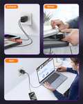 [Prime] NOVOO 67W USB C Ladegerät - GaN III - 1x USB-A / 2x USB-C, inkl. 2x 100W USB-C Kabel (1x1m + 1x1,5m) [Mbest EU]