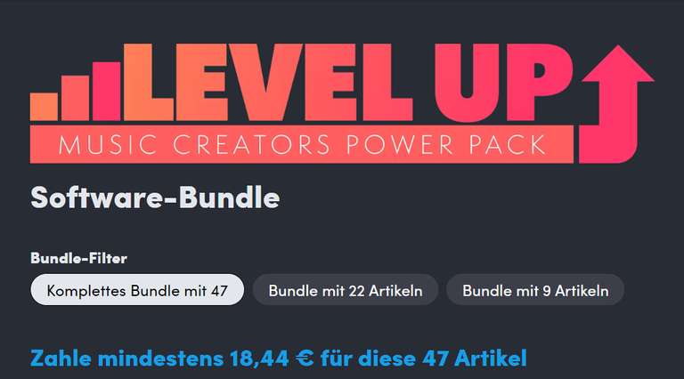 Humble Bundle Level Up Music Creators Power Pack - Sample Packs und Soft Synths von Cherry Audio - VST AU AAX