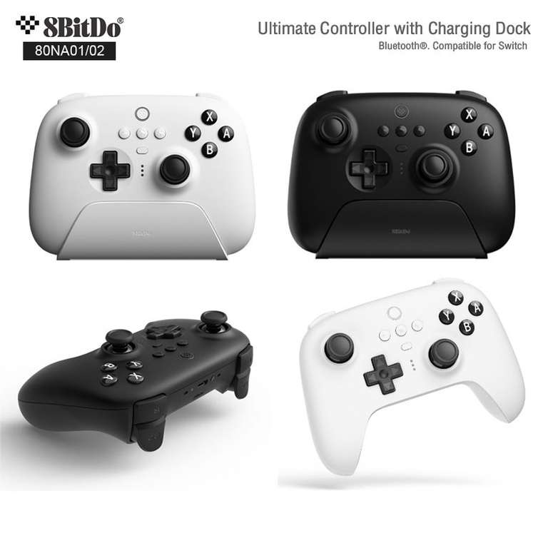 2 x 8BitDo Ultimative Bluetooth Gaming Controller für 82,53€