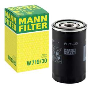 [ amazon prime ] MANN-FILTER W 719/30 Ölfilter – Für ältere Modelle z.B. Audi A4 A6 Seat Leon Ibiza VW Golf Passat Touran etc.