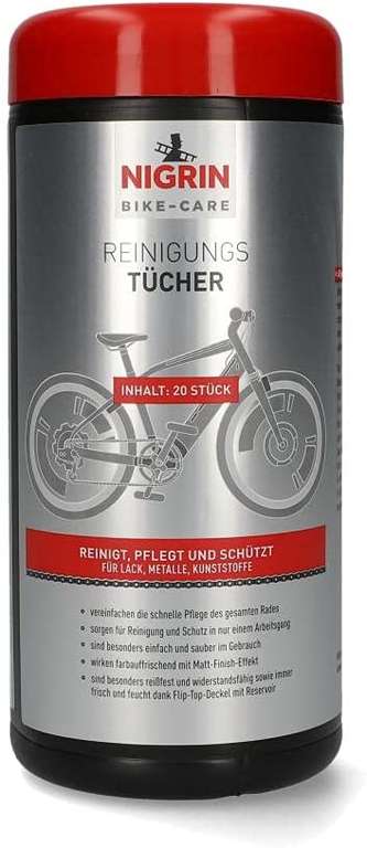 NIGRIN Fahrradreiniger 1000 ml für 5,99€ (Prime/Saturn MM Abholung) / 20 Stück Fahrrad Reinigungstücher für 4,99€ (Prime)