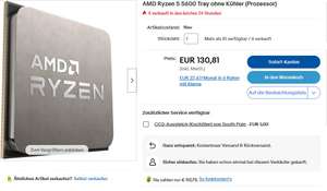 AMD Ryzen 5 5600 Tray bei ebay (computeruniverse) mit Gutscheincode
