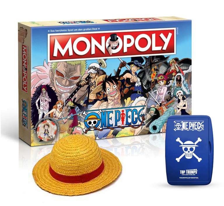 Manga Day 2023 - Monopoly - One Piece + Top Trumps & Ruffy Strohhut
