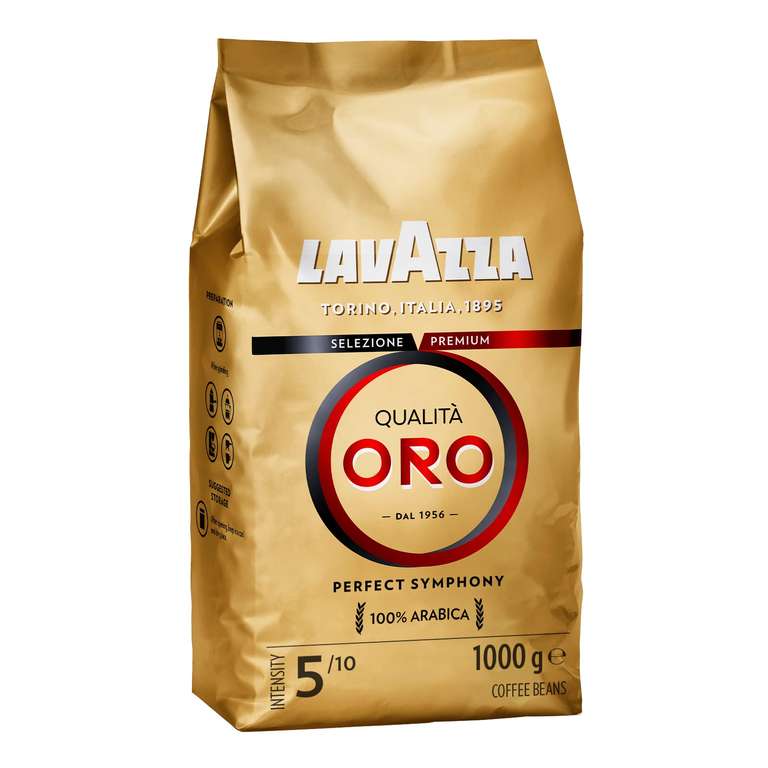 [Amazon.DE Spar-Abo] 1kg Lavazza Qualità Oro Kaffeebohnen
