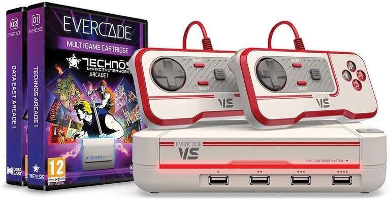 [Proshop.de] Blaze Evercade VS Premium Paket inkl. 2 Controller, 2 Module - Retro Gaming