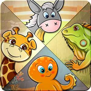 Puzzle für Kinder, Tiere spiel + Erstes Malbuch für kinder + Kinder Puzzlespiel - Lernspiel kostenlos (Google Play Store)