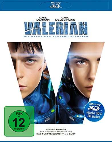 Valerian - Die Stadt der tausend Planeten [3D + 2D Blu-ray] (Amazon Prime)