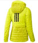 adidas Terrex Myshelter Daunenjacke für Damen | wasserabweisend | hoher Kragen | 2 Taschen mit Reißverschluss & Brusttasche innen | in gelb