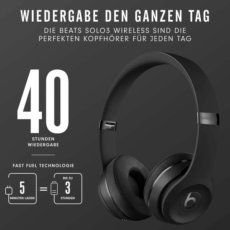 Beats Solo3 Kabellose Bluetooth On-Ear Kopfhörer