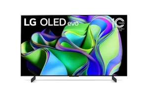 LG OLED42C31LA.AEU (42 Zoll (106 cm), 4K UHD, HDR, Smart TV, Sprachsteuerung, Dolby Atmos, 120 Hz, WebOS 23) Expert Klein (Abholung)