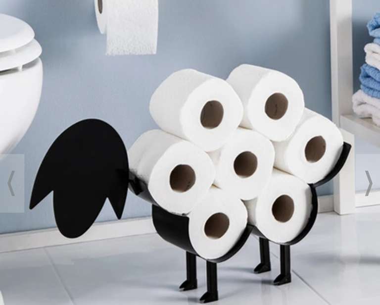 WC-Papierhalter Schäfchen (nicht nur fürs Gästeklo)