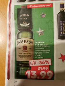 Jameson Irish Whiskey mit Kartenspiel