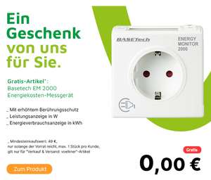 Völkner: Basetech EM 2000 Energiekosten-Messgerät kostenlos ab MEW: 49€