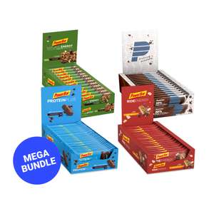 [Crowdis] PowerBar Mix Boxen Deal mit 4 verschiedenen Boxen (Cacao Crunch, Chocolate Brownie, Peanut-Caramel, ProteinPlus 30% Chocolate)