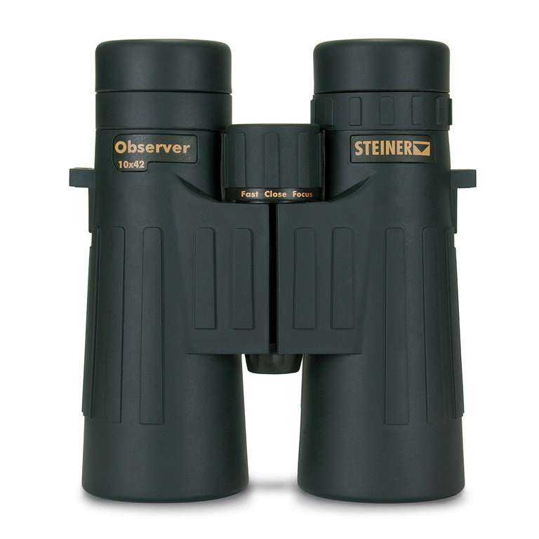 STEINER Jagd-Fernglas Observer 10x42 - Qualitäts-Fernglas, 10 Jahre Garantie, leicht, kompakt, helle und detailreiche Bilder