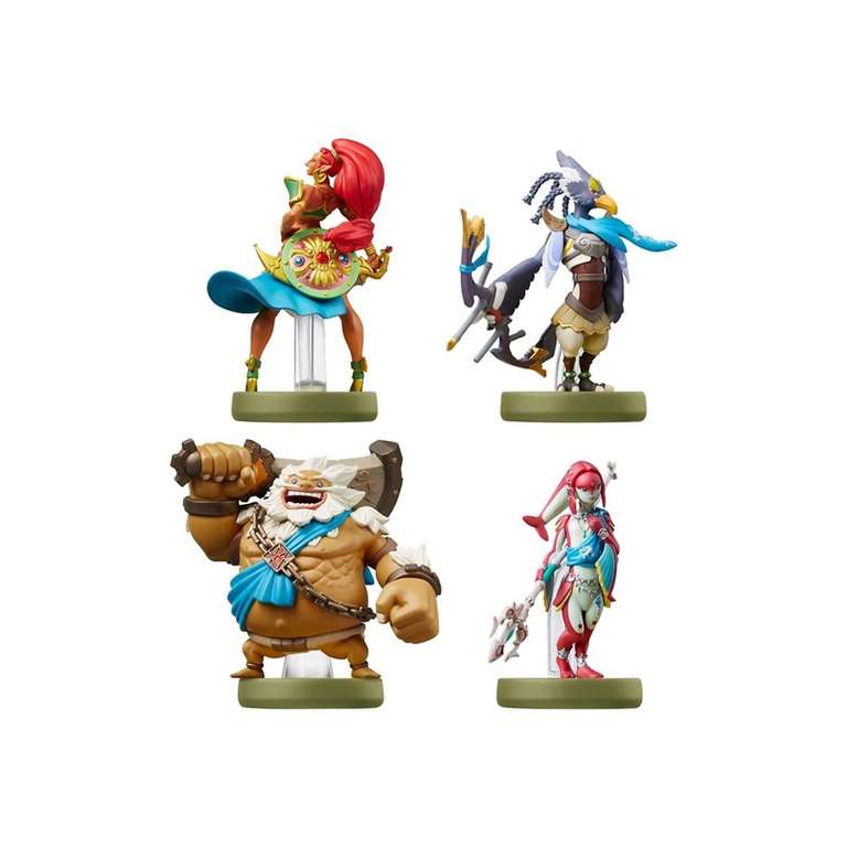 [Media Markt / eBay] Nintendo amiibo Figuren-Set The Legend of Zelda Collection Recken (Urbosa/ Revali/ Mipha/ Daruk) Switch/WiiU/3DS