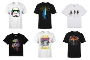 2 x Star Wars T-Shirts für 14,99€ + 2,99€ Versand | 6 verschiedene Designs | Größen: XS - 5XL | 100% Baumwolle