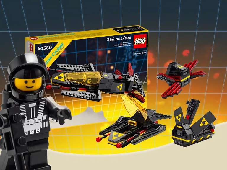 Blacktron-Raumschiff als Geschenk bei LEGO - Einkäufen ab 190 EUR (01.01. bis 14.01.2023)