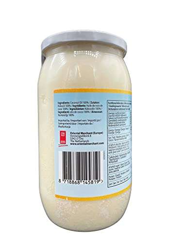 [PRIME/Sparabo] Valcom 100% Kokosnussöl, raffiniert, 1 Liter
