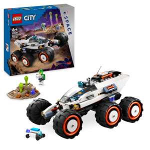 [Amazon Prime] Lego City 60431 Weltraum-Rover mit Außerirdischen, Spielzeug mit Alien-Figur