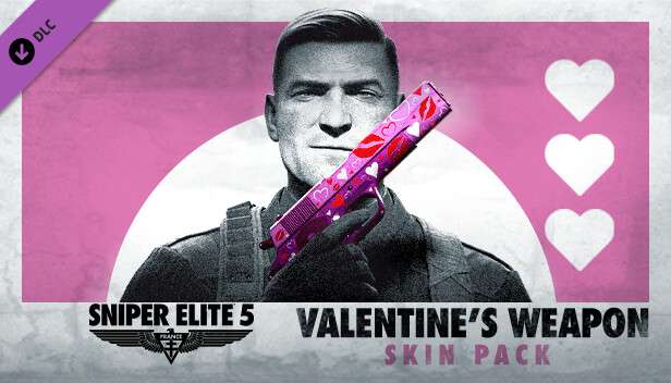 FREEBIE - STEAM - Sniper Elite 5: Valentine's Weapon Skin Pack herunterladen