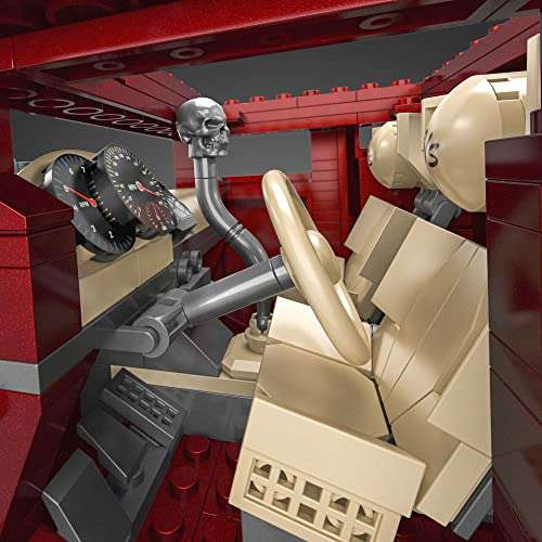 MEGA Construx HBD50 - Hot Wheels Bone Shaker Bauset, Bauset mit 904 Bausteinen, Spielzeug ab 10 Jahren