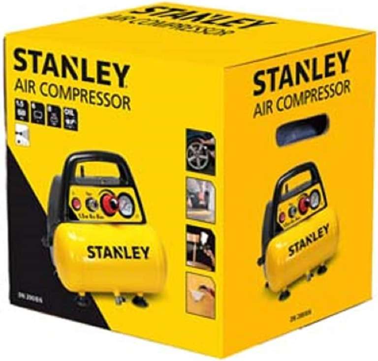 Stanley DN 200/8/6 Kompressor 1100 Watt 1,5PS 180 l/min Ansaugleistung Druckluft (8 Bar, 10,5 kg)