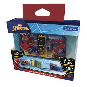 Lexibook Cyber Arcade Mini tragbare Spielekonsole mit Spider-Man oder Eiskönigin inkl. 150 Spielen