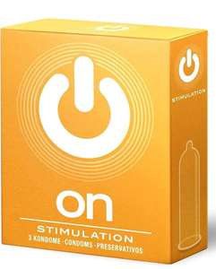 [amazon] 3 Stück ON) Kondome Stimulation, genoppt
