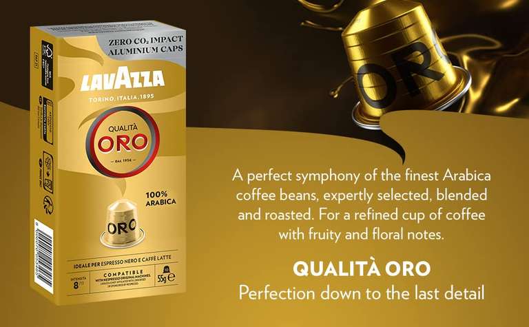 Lavazza Qualita Oro 10x Nespresso Kapsel - Prime