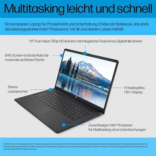 HP Laptop | 17,3" HD+ Display | Intel Celeron