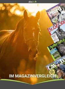 4 Pferdemagazine im Abo mit bis zu 44 % Rabatt & Prämien | Reiter Revue Internat. für 41,24 € | Cavallo für 61,20 € mit 40 € Amazon