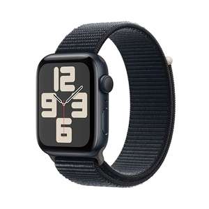 Apple Watch SE 44mm 2. Gen 2023 GPS Aluminiumgehäuse und Sport Loop Armband in Mitternacht