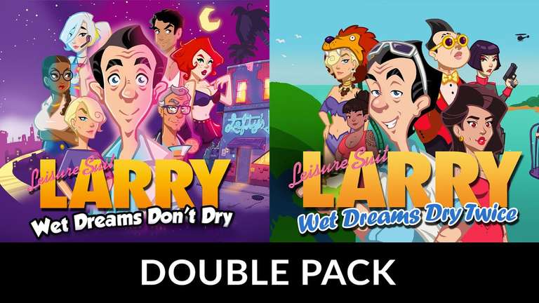 Leisure Suit Larry - Wet Dreams Double Pack oder Larry 1 -7+ Magma Cum Laude Uncut für je 1€ (Steam)