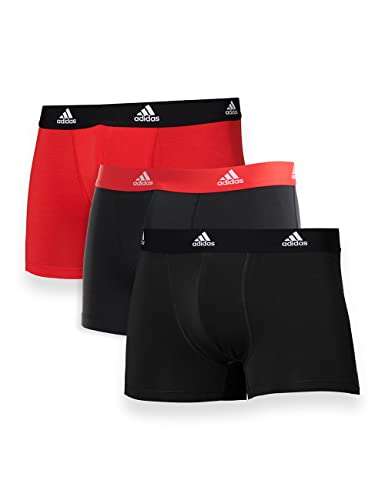 Adidas Herren Boxershorts (3er Pack aus Baumwolle Gr. S - XXL (Prime)