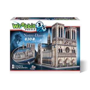 Wrebbit 3D Puzzle Notre Dame - 830 Teile