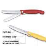 198° - Victorinox Swiss Classic Faltbares Picknick-Messer gerader Schliff 12,15€ / Wellenschliff gelb 13,57€ (Prime/Joybuy)
