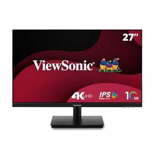 [Amazon] ViewSonic VA2762-4K 27" 4K IPS-Monitor, HDMI x2, DisplayPort, Entspiegelt, VESA-kompatibel, 10-bit, HDR10, Ergonomisch, Eye ProTech