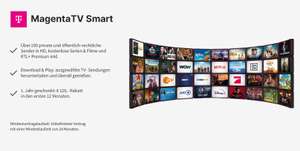 Magenta TV Smart mit 150 Sendern, inklusive RTL+ Premium für effektiv 5€ pro Monat + alle Spiele der EM 2024