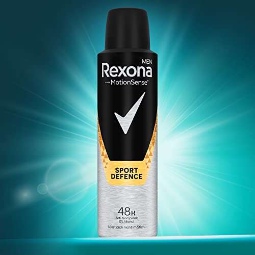6x Rexona Men MotionSense Deo Spray Sport Defence Anti Transpirant mit 20% Coupon (Prime Spar-Abo)(personalisiert)