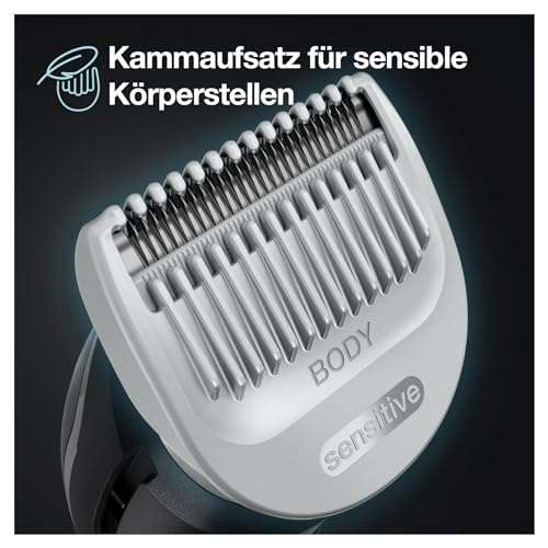 Braun Series 5 Bodygroomer / Intimrasierer Mann, Körperpflege- und Haarentfernung für Herren 1 - 11 mm, 100 Min. Laufzeit (Amazon/MM S Abh)