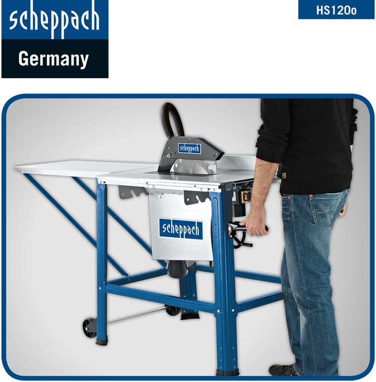 2200 W Scheppach Tischkreissäge HS120 o 230 V 