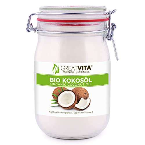 [amazon] GreatVita Bio Kokosöl, 1.000 ml, nativ & kaltgepresst