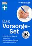 9 mal "test" + "Das Vorsorge-Set" + Notizbuch (+ Möglichkeit die test.de-Flatrate zum halben Preis (+19,95€) zu bekommen)