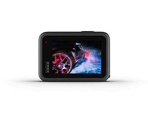 GoPro HERO9 - Wasserdichte Sportkamera mit vorderem LCD-Bildschirm und hinterem Touchscreen, 5K Ultra HD Video, 20MP Fotos (an der Kasse)