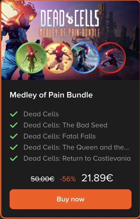Dead Cells Medley of Pain Bundle für Steam