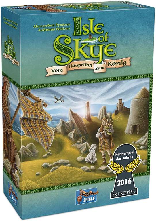 [Amazon Prime & Müller Abholung] Lookout Games 22160078 - Isle of Skye | Brettspiel | Kennerspiel des Jahres 2016 | BGG 7,4