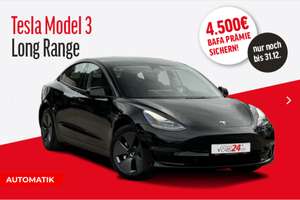 Tesla Model 3 Long Range. Leasing 349€ oder Finanzierung 298€